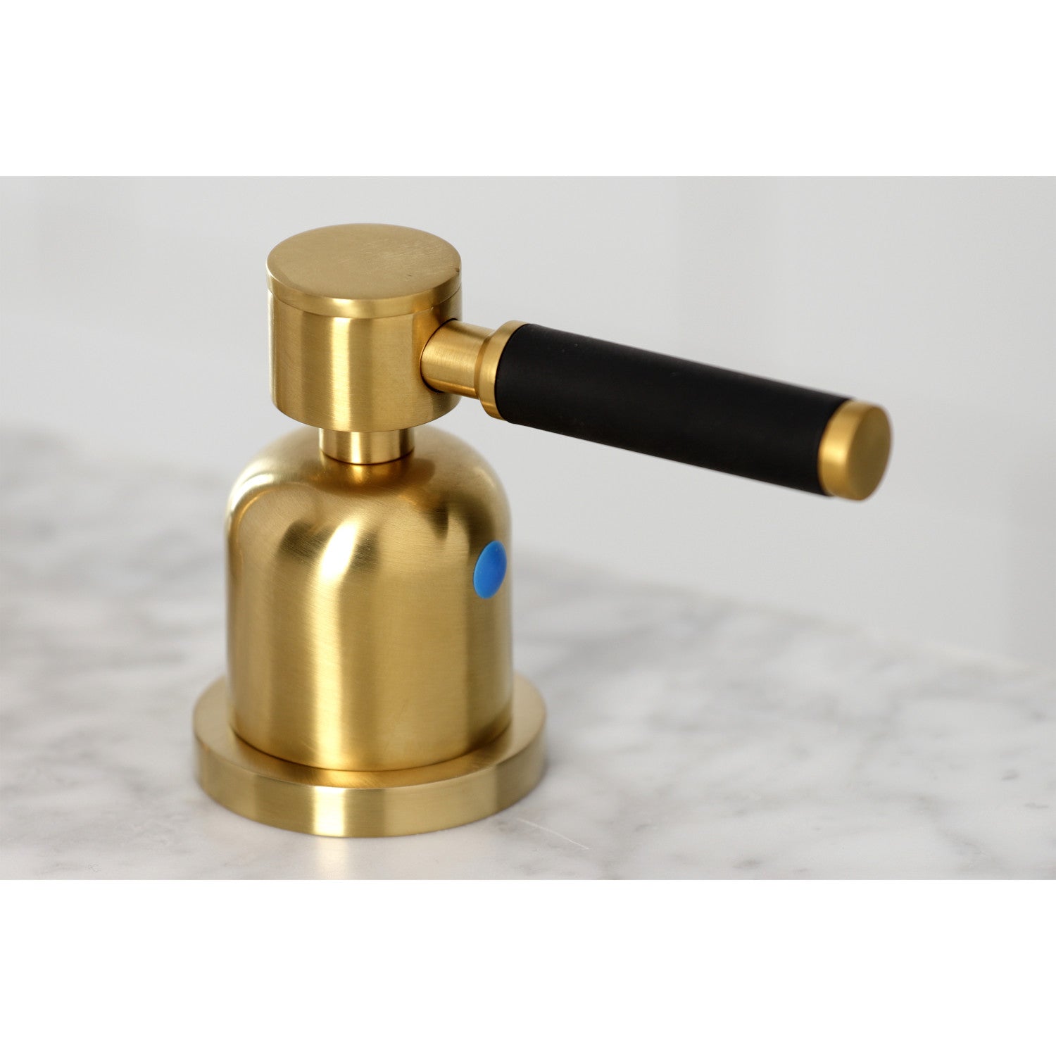 Kingston Sona FSC8933DKL - Kaiser Widespread Bathroom Faucet with Brass Pop-Up, Brushed Brass — thumbnail 2